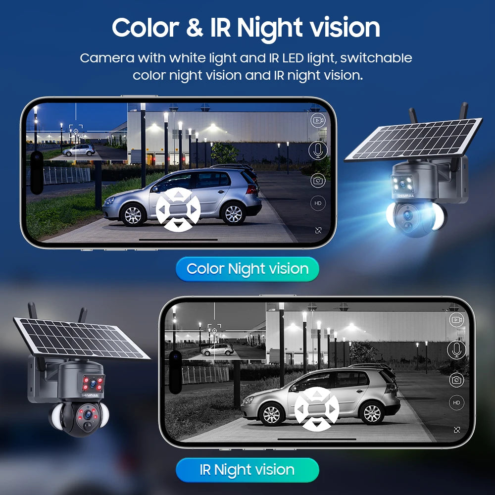 SHIWOJIA 4K 8MP Solar Camera