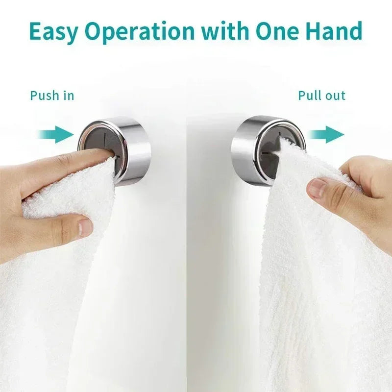 Adhesive Towel Plug Holder Hooks