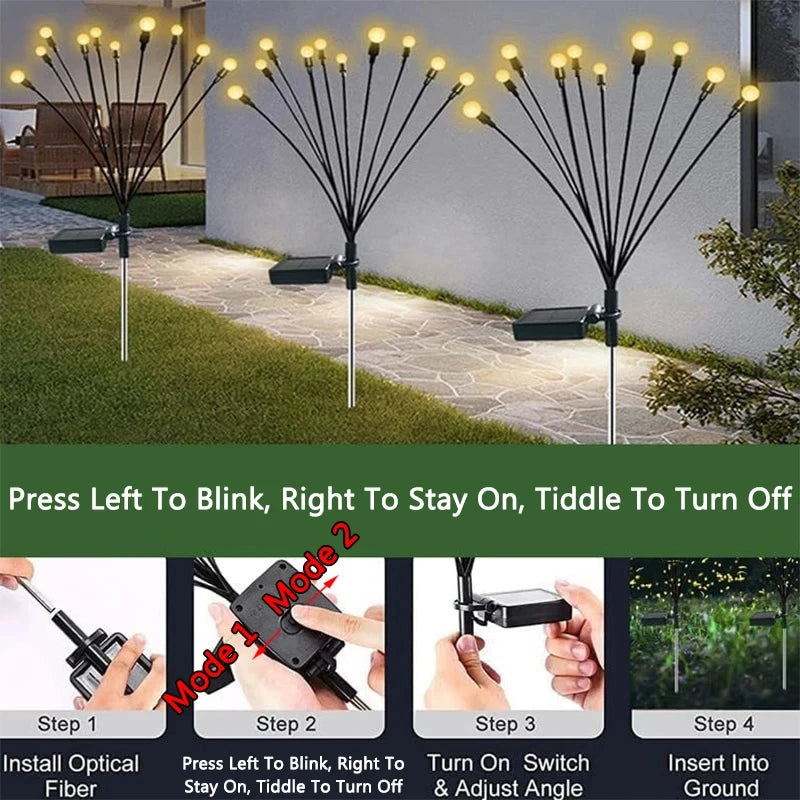 Powered Firefly Outdoor Lights Lamp