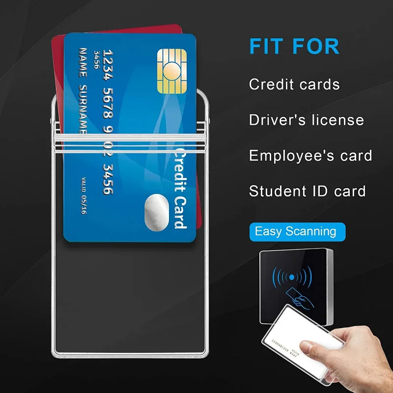 Waterproof PVC Credit Card Holder