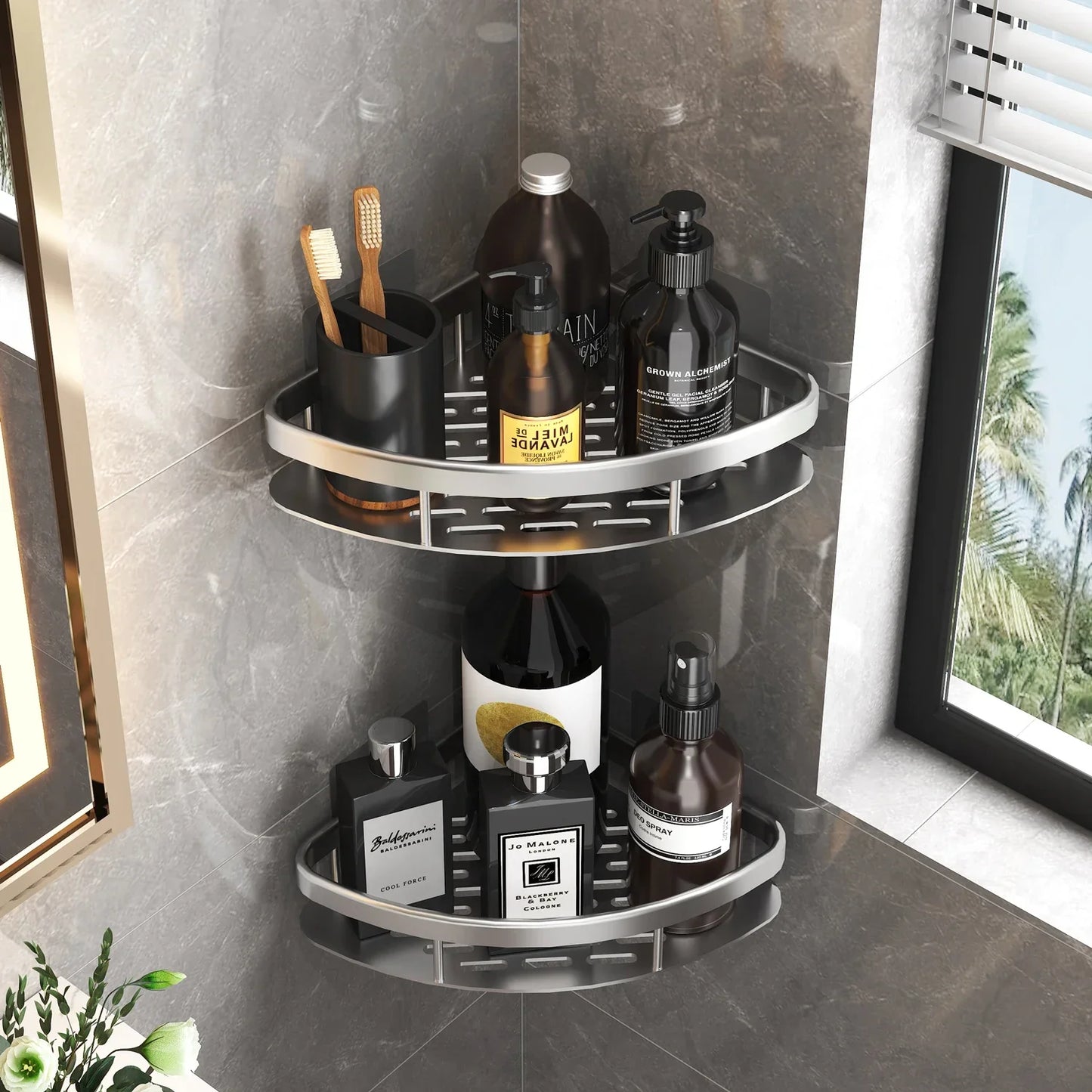 Aluminum Alloy Shampoo Rack