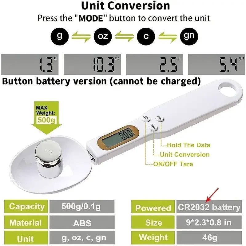 Digital Kitchen Mini Spoon Scale