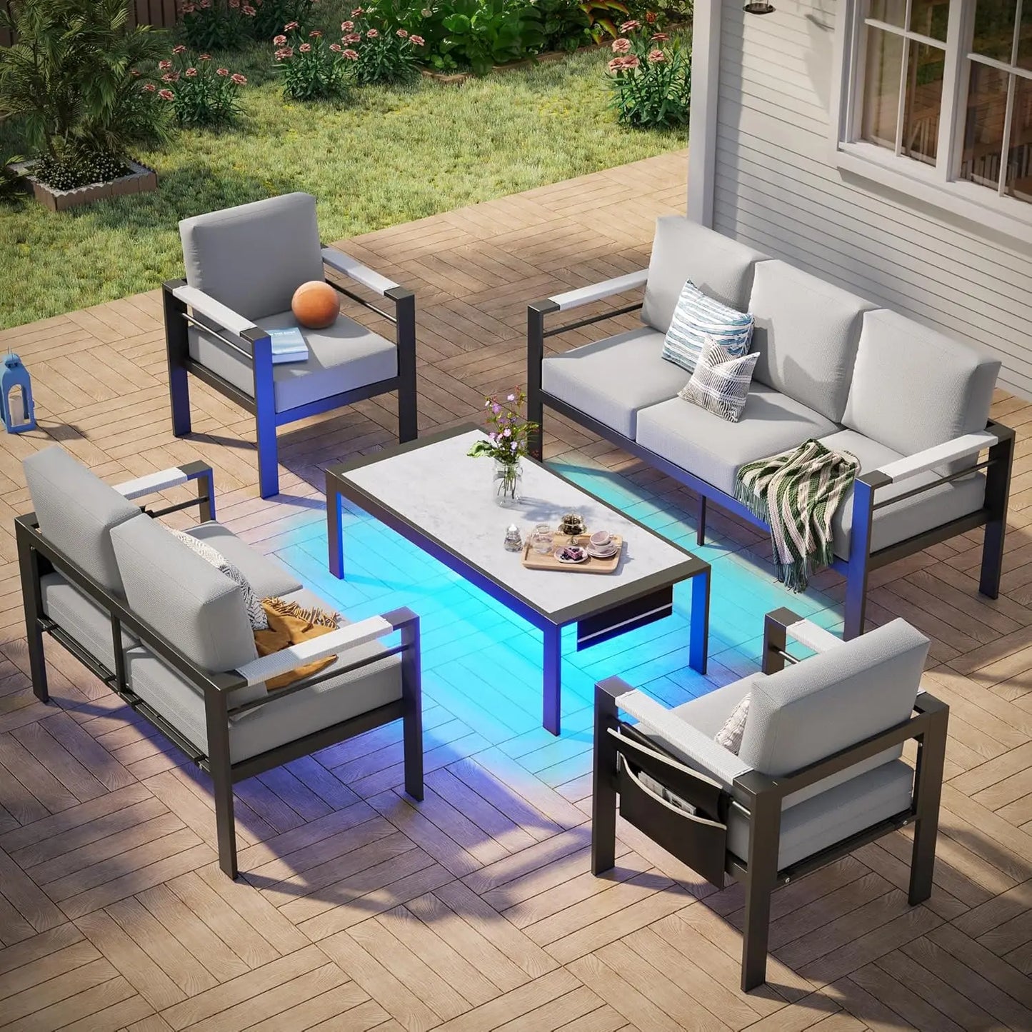 Outdoor Aluminum Patio Furniture Set