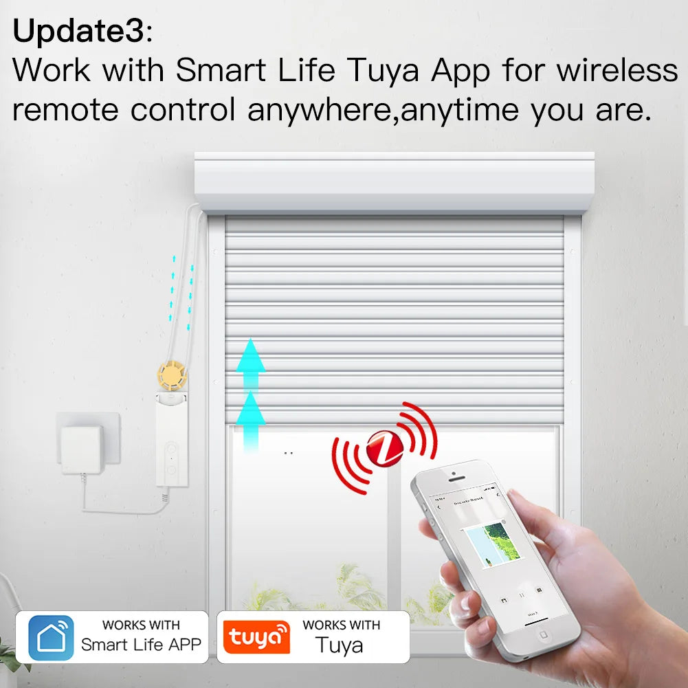 ZigBee Smart DIY Motorized Roller Blinds/Shades