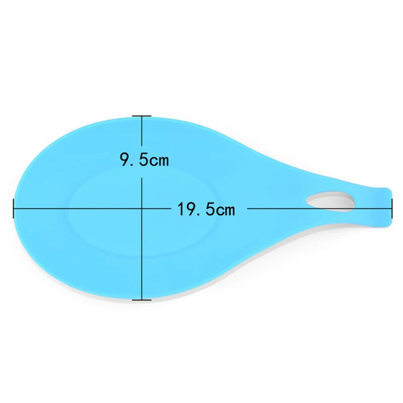 Silicone Multipurpose Spoon Rest Mat Holder