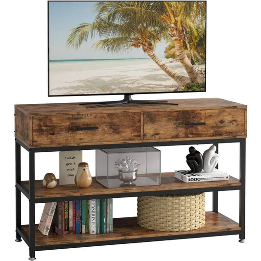 IRONCK TV Stand for 55 Inch TV with Drawers