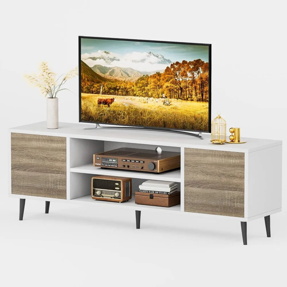 TV Console Table Media Cabinet