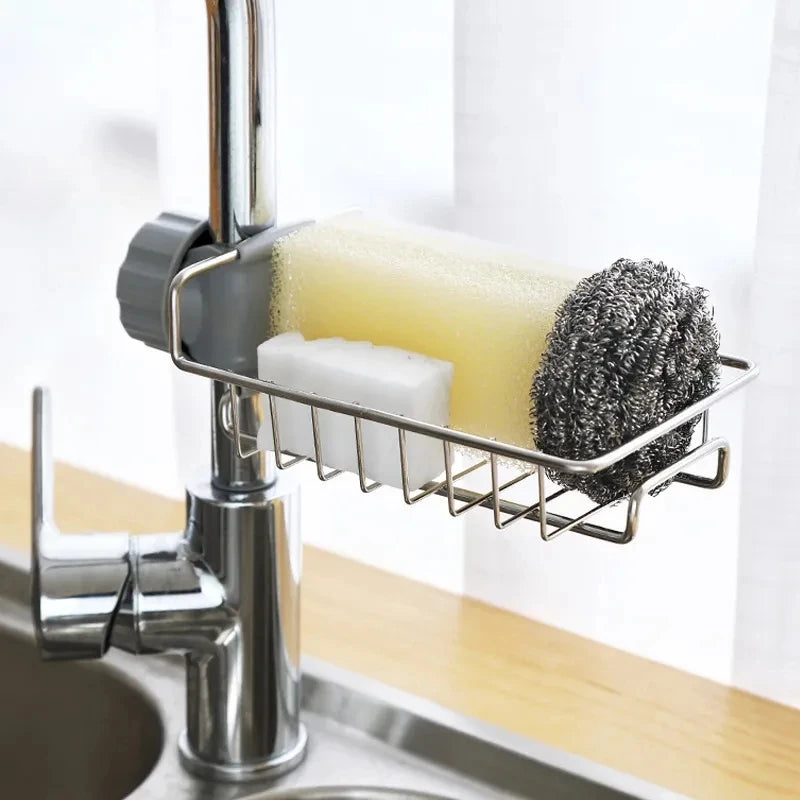 Sink Drain Rack Sponge Storage Holder