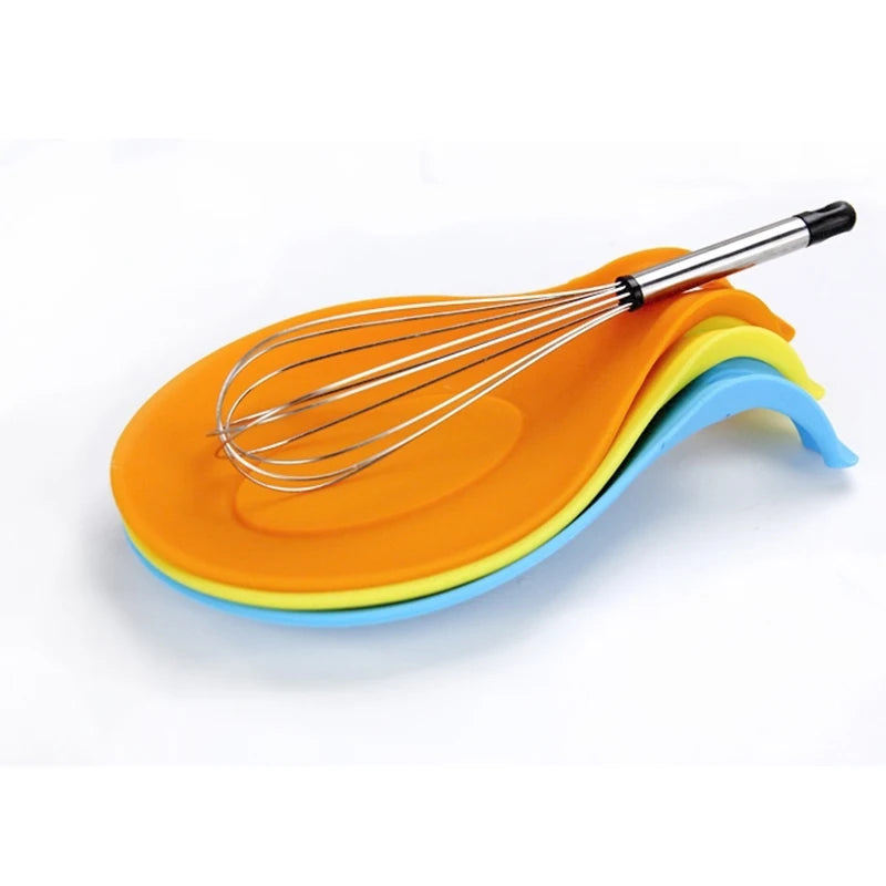 Silicone Multipurpose Spoon Rest Mat Holder