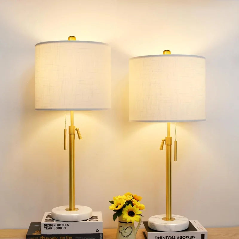 Lamp Modern Set of 2: 22" to 30" Height