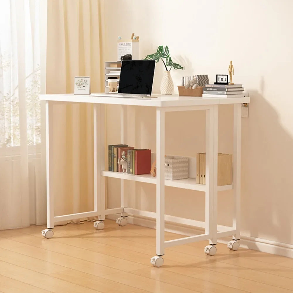 Multifunctional Foldable Nordic Style Portable Computing Stand Desk