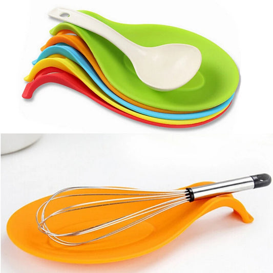 Silicone Multipurpose Spoon Rest Mat Holder