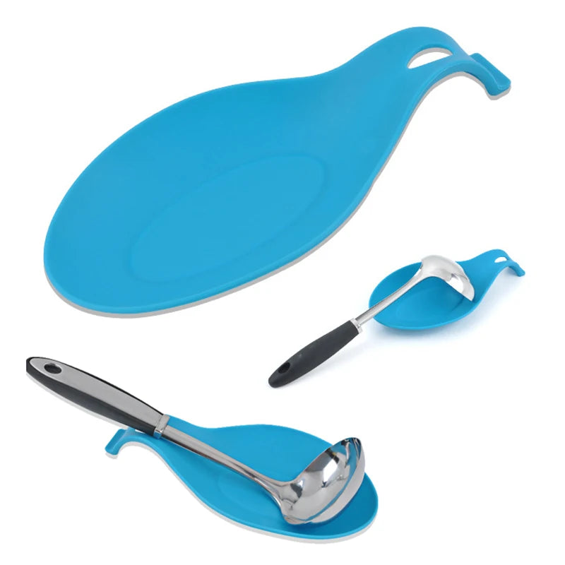 Silicone Multipurpose Spoon Rest Mat Holder