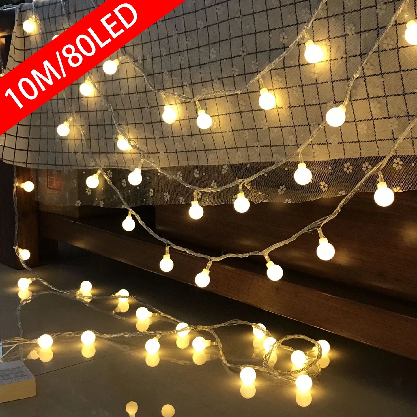 Power Ball LED String Garland Lights