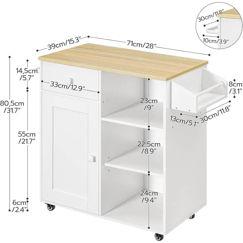 HOOBRO Kitchen, Storage Cabinet with Drawer