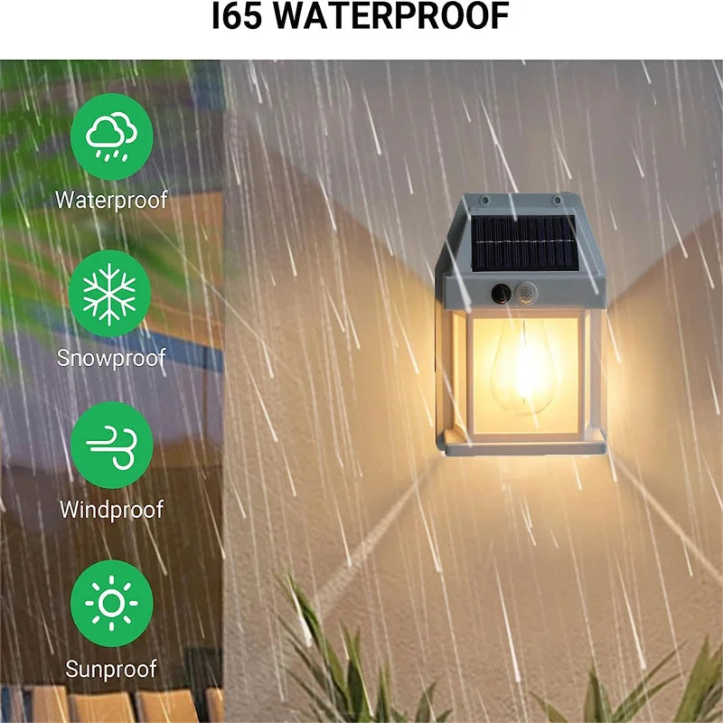 Solar Wall Lights Outdoor Tungsten Lamps