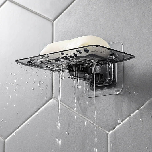 No Drilling Wall Mounted Double Layer Soap Holder