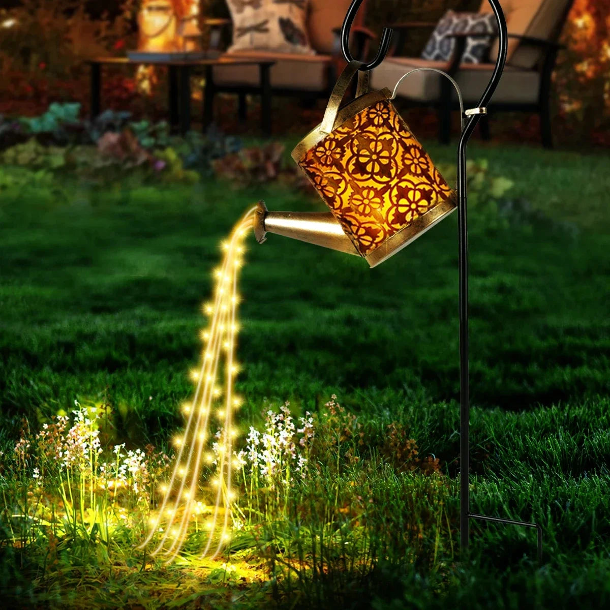 LED Solar Watering Can