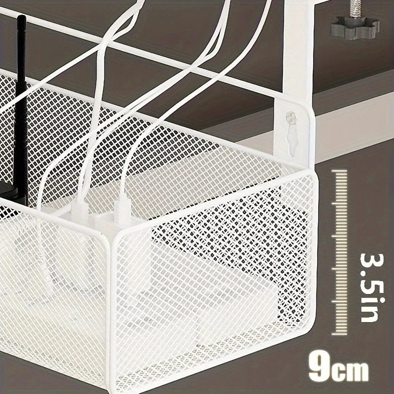 Under Table Storage Rack Organizer